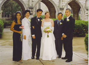 Thy and Rebekah's wedding, 2003